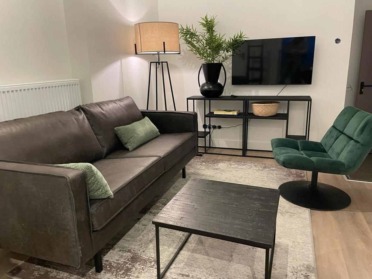 Furnished 1-Bedroom Apartment with Garden - Image 1