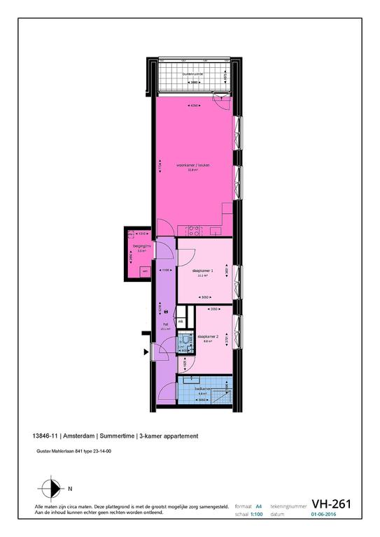 75 m² appartement met 2 slaapkamers op de Zuidas - Afbeelding 8