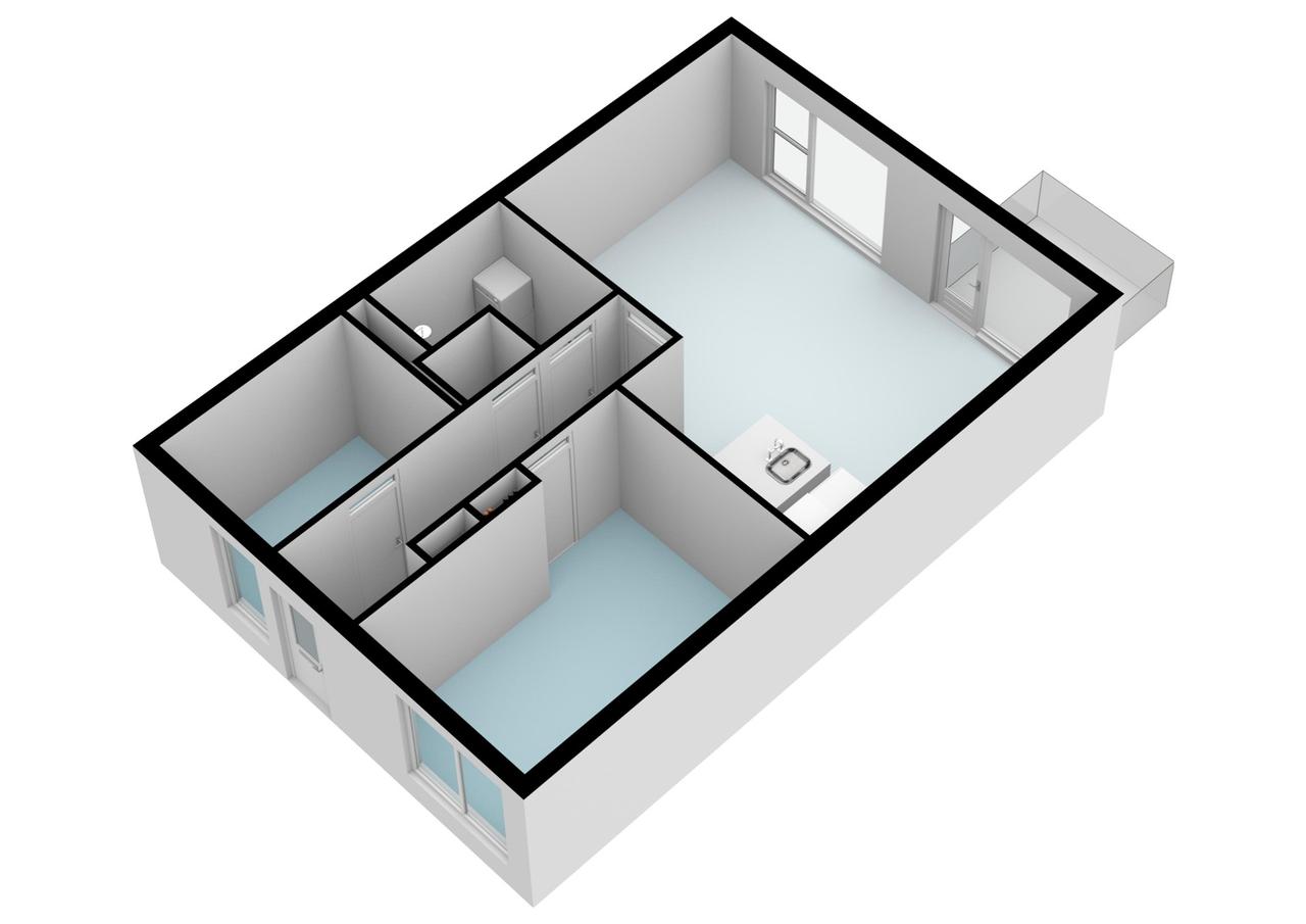 75 m² met zonnig balkon in Bijlmer Centrum - Afbeelding 26