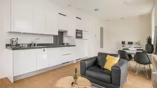 Apartment with balcony on the 15th floor