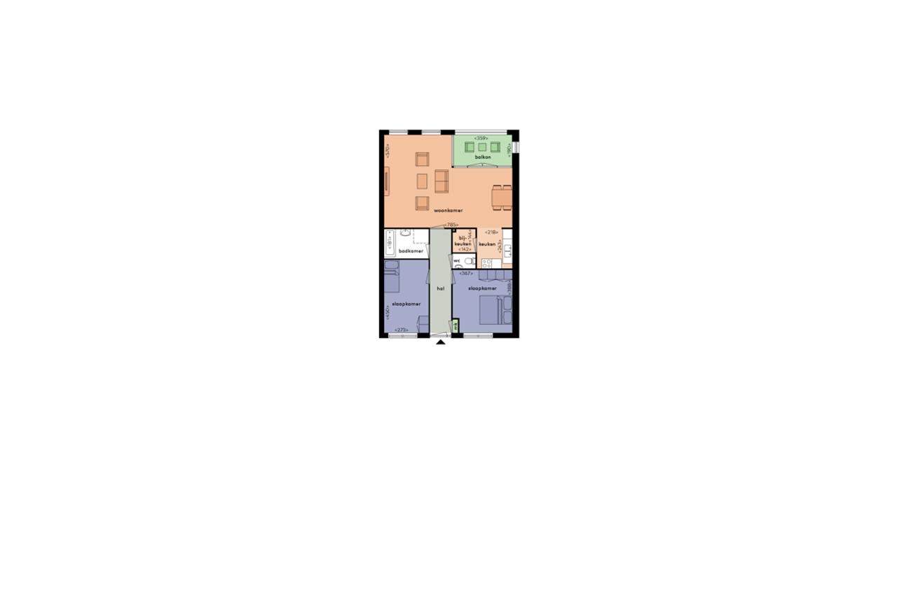 97 m² appartement met balkon in Westwijk - Afbeelding 5