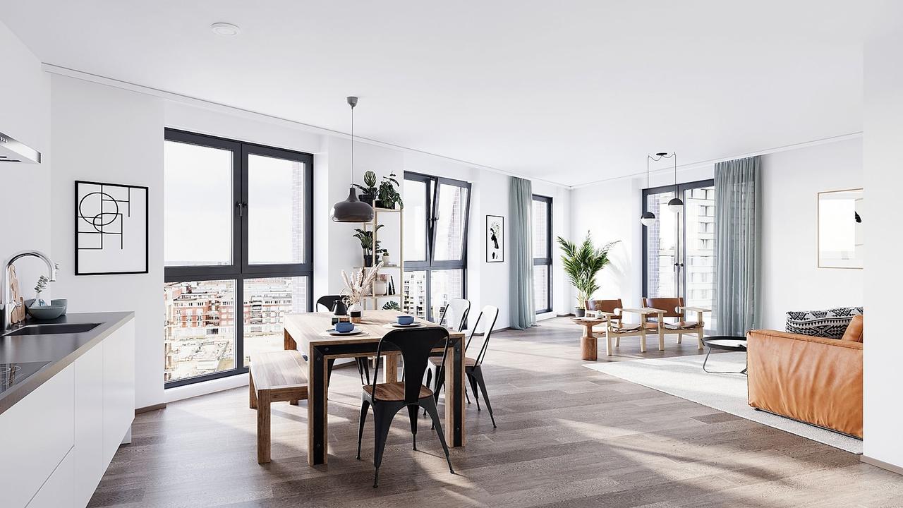 98 m² appartement met parkeren in Paleiskwartier - Afbeelding 3