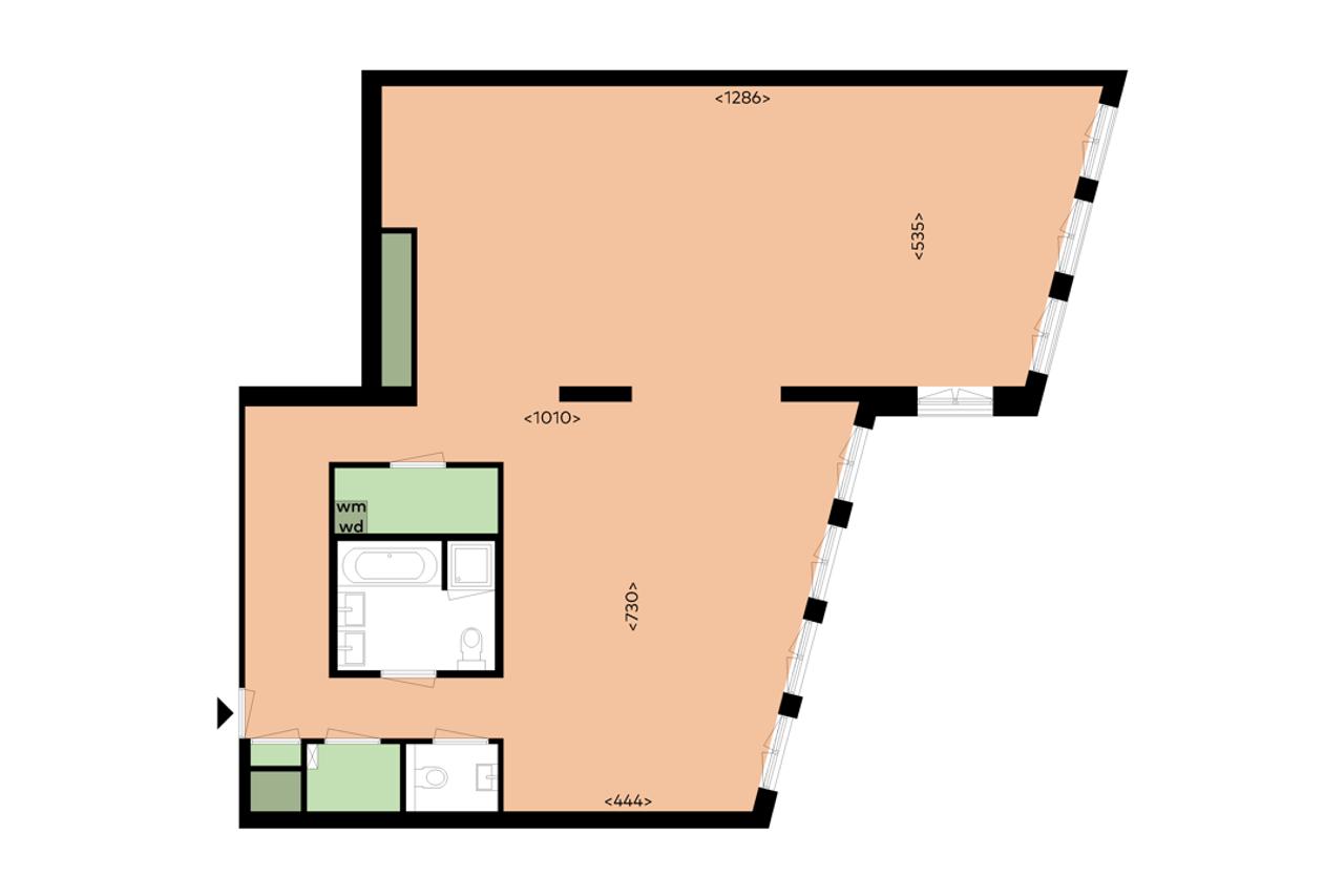 138 m² loft on the 7th floor by the IJ - Image 5