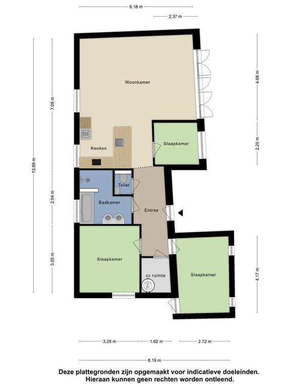 Gemeubileerd 3-kamerappartement met tuin - Afbeelding 36
