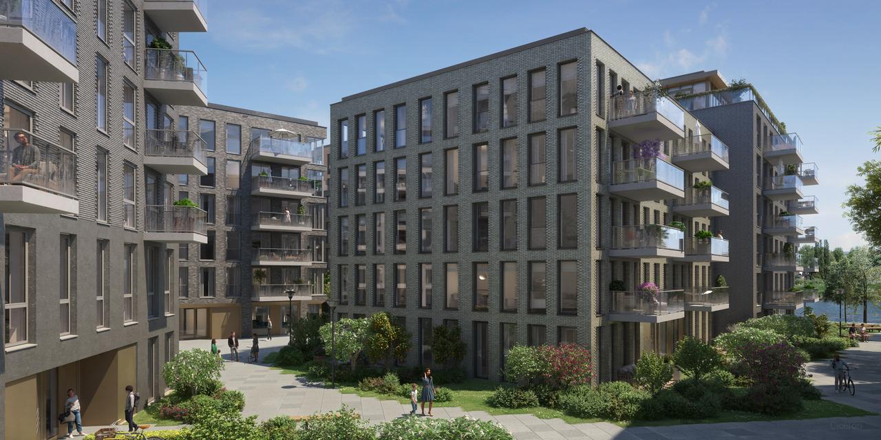 77 m² appartement met balkon aan het water - Afbeelding 1