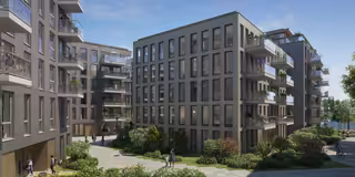 77 m² appartement met balkon aan het water