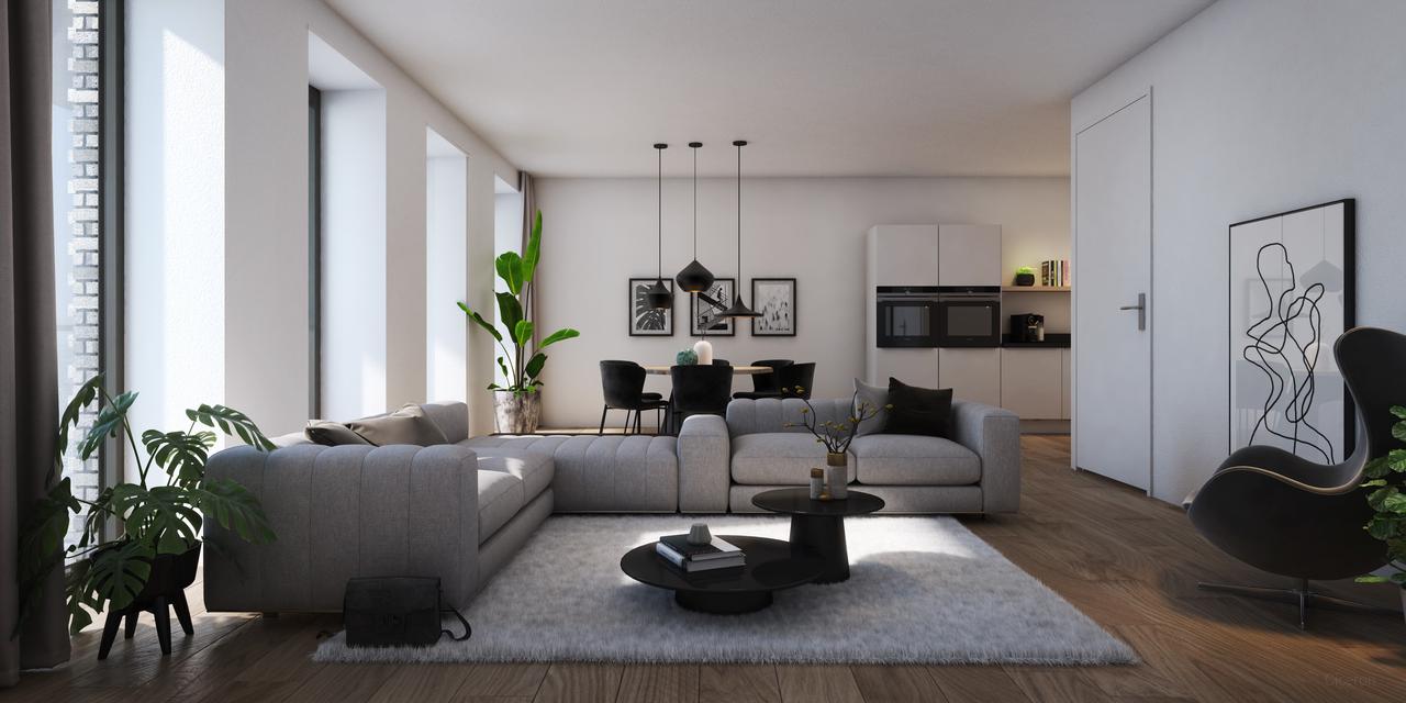 77 m² appartement met balkon aan het water - Afbeelding 6