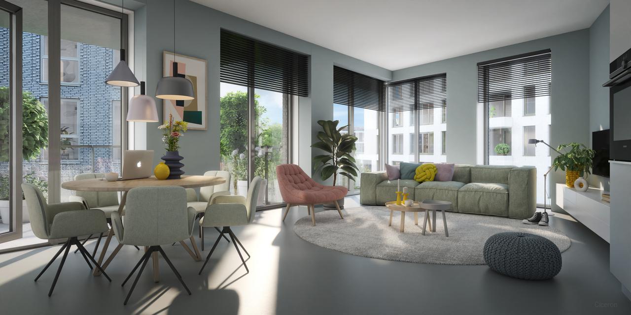 77 m² appartement met balkon aan het water - Afbeelding 8