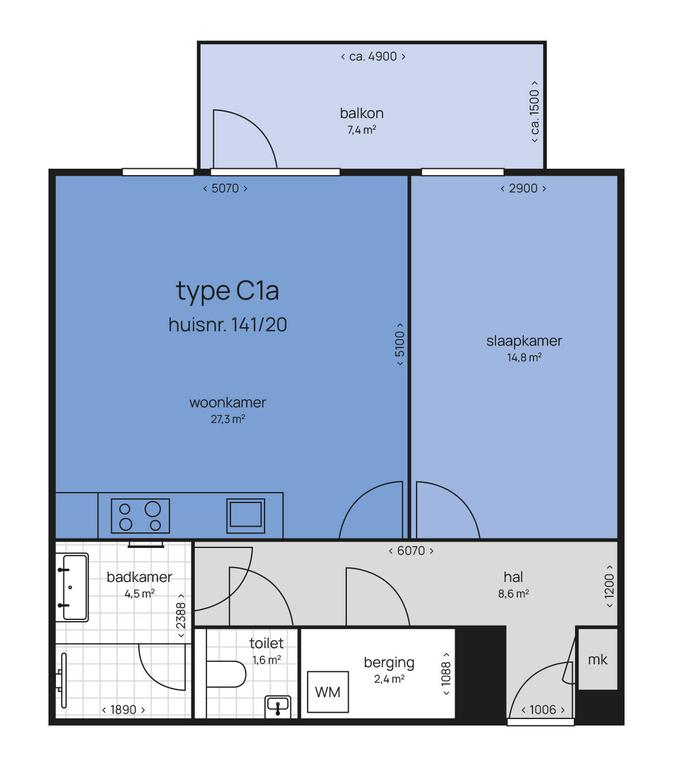 Apartment with Balcony and A++ Energy Rating - Image 11