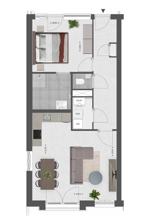 Gasloos 2-kamerappartement in Vught - Afbeelding 6