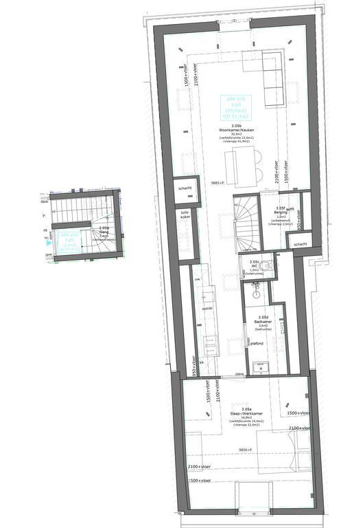Penthouse van 57 m² aan Vredenburg - Afbeelding 20