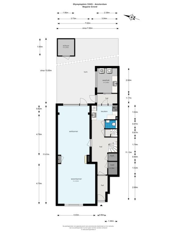157 m² dubbel benedenhuis met tuin - Afbeelding 38