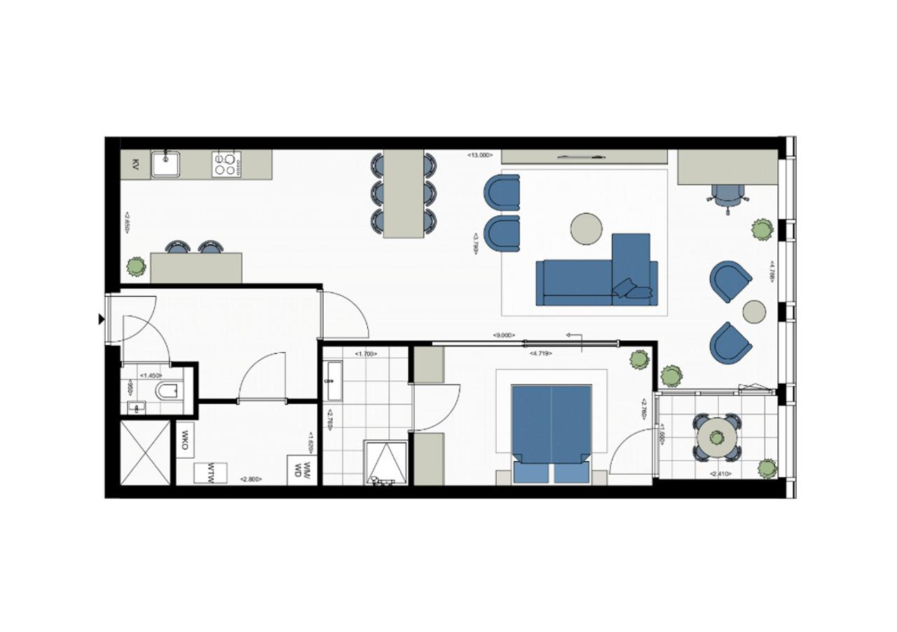75 m² apartment next to Philips Stadium - Image 12