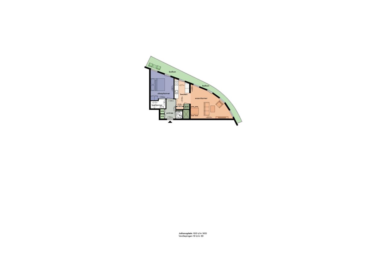 19th-Floor Apartment with Balcony - Image 17