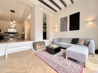 Furnished 1-Bedroom Apartment with Garden