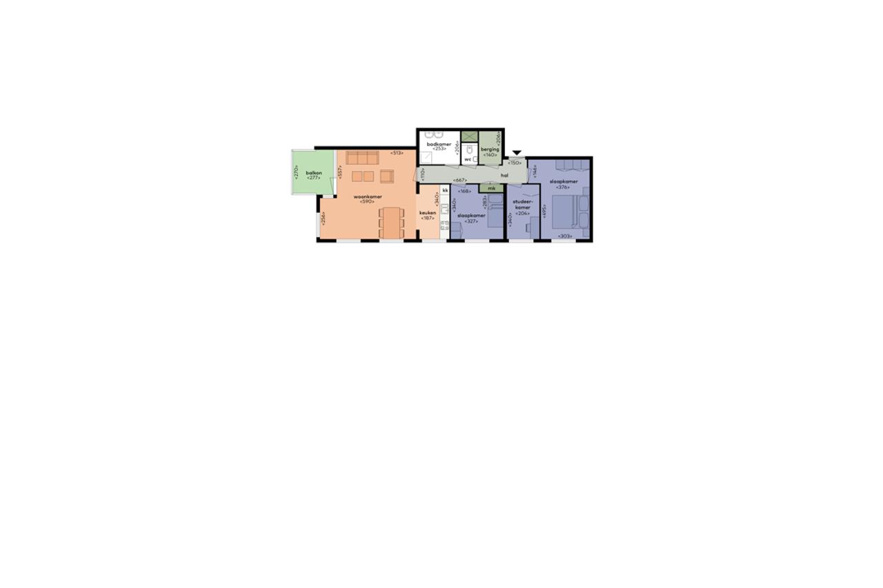 91 m² apartment with balcony in Slotervaart - Image 5