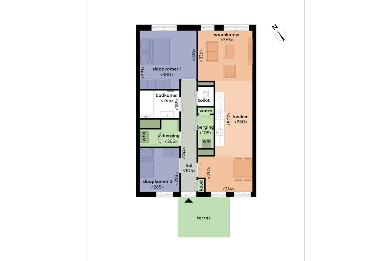 80 m² appartement met terras in Rotterdam - Afbeelding 6