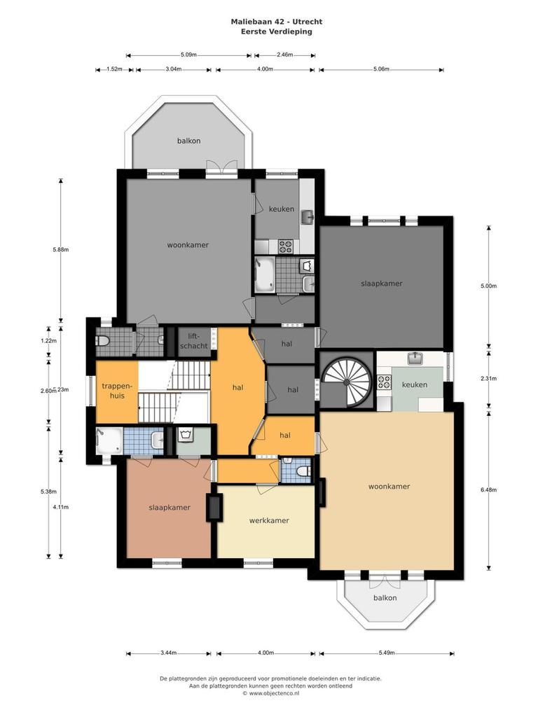 Monumentaal appartement aan de Maliebaan - Afbeelding 21