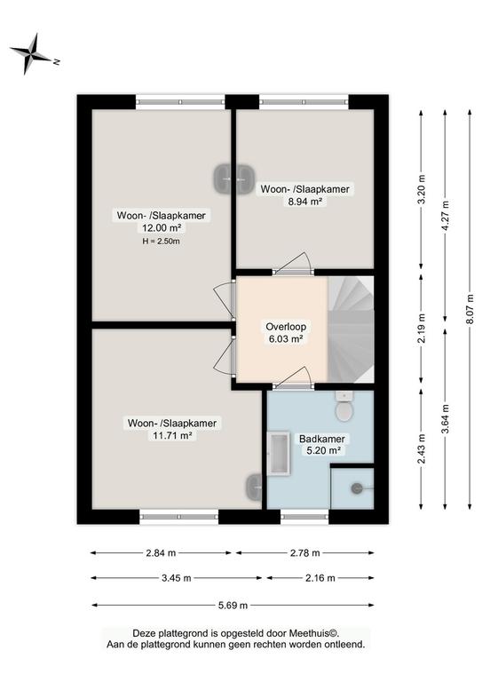 Student room with garden in Vinkhuizen - Image 14
