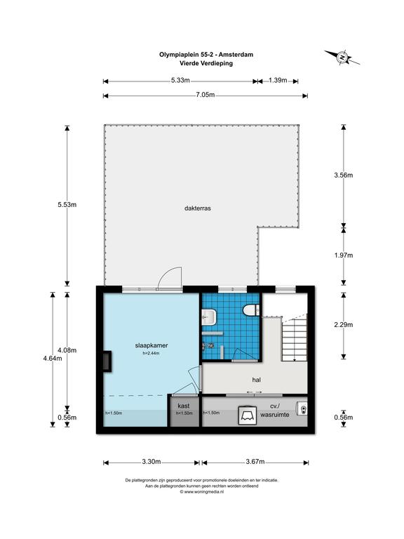 200 m² appartement met dakterras in Oud-Zuid - Afbeelding 23