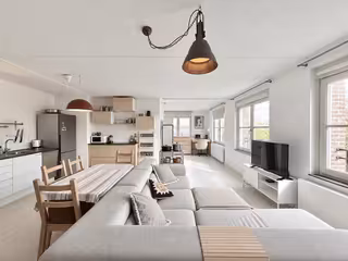Furnished 2-Bedroom Apartment with Balcony