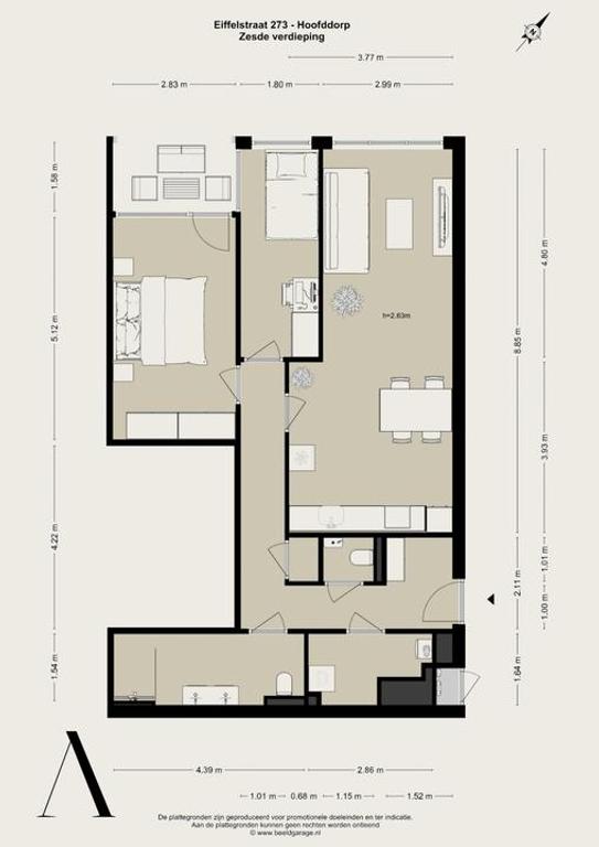 Gemeubileerd 3-kamerappartement in Hyde Park - Afbeelding 31