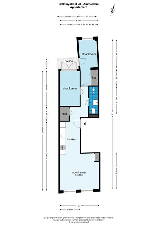 A+++ Apartment with Balcony in Kinkerbuurt - Image 16
