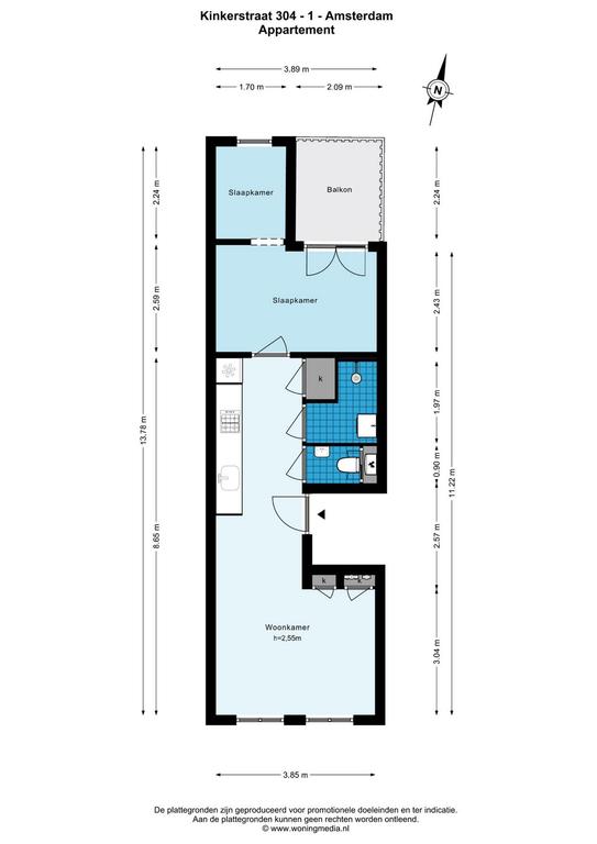 Available now: 44 m² with balcony - Image 16