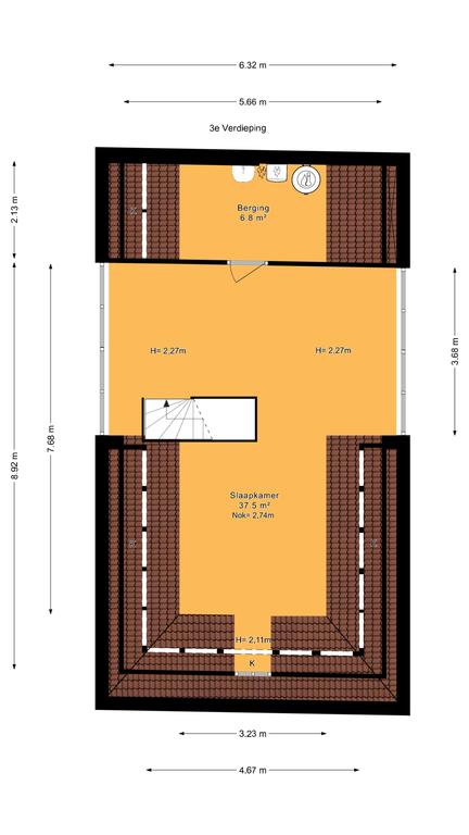 208 m² Home with Terrace in Buurtschap 2005 - Image 50