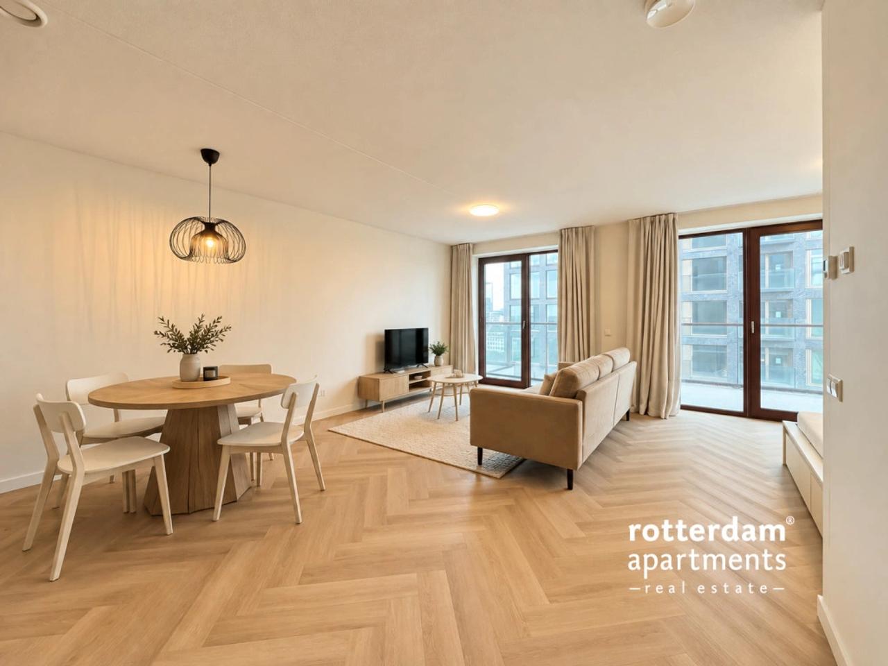 Gemeubileerde studio met balkon in Rotterdam - Afbeelding 1