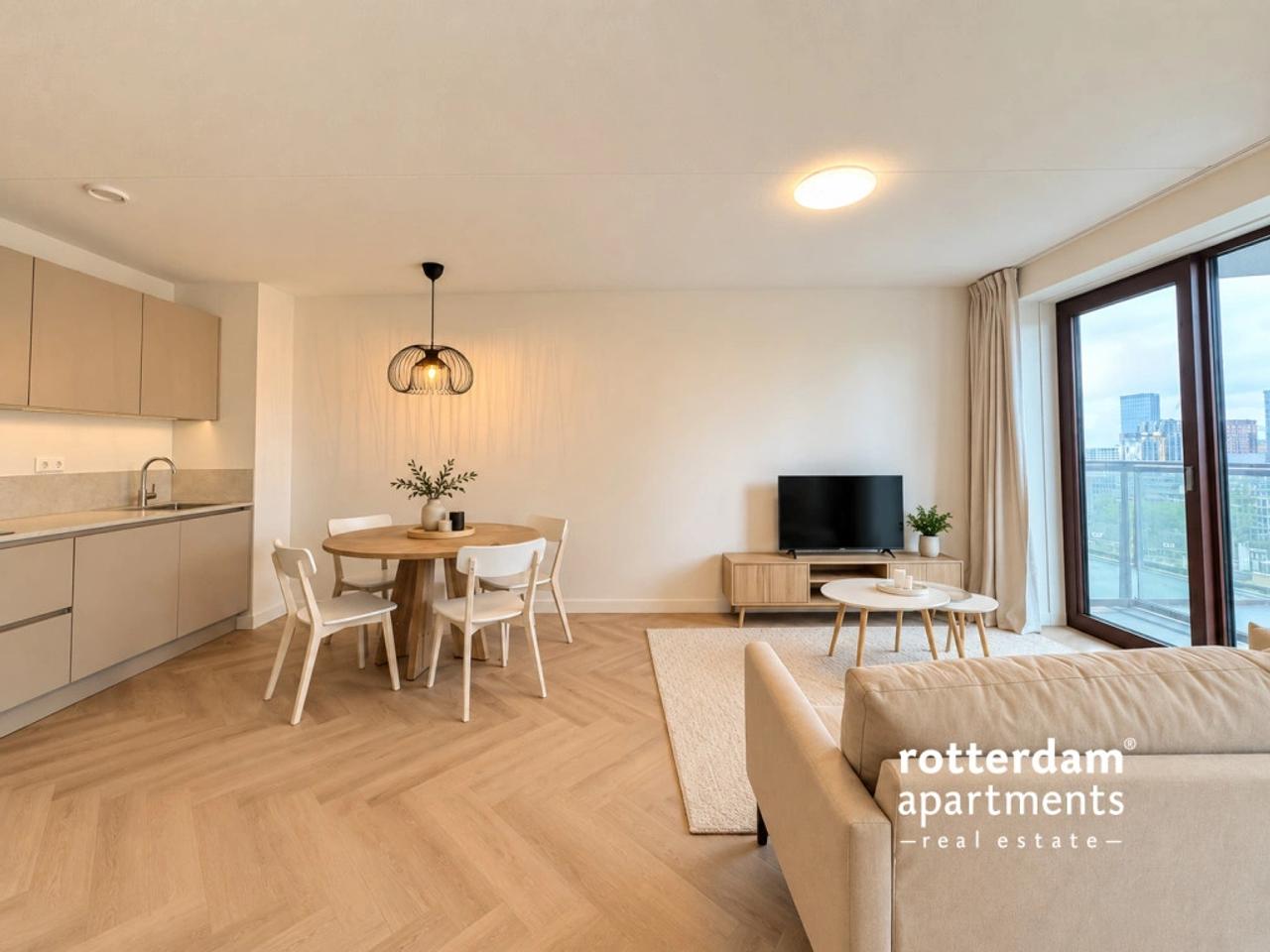Gemeubileerde studio met balkon in Rotterdam - Afbeelding 2