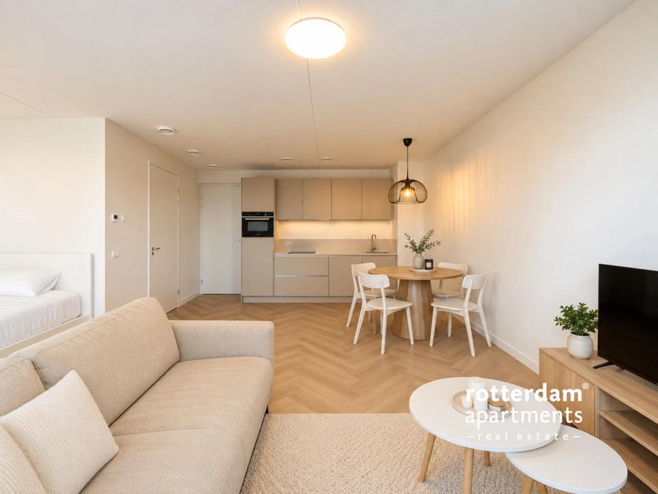 Gemeubileerde studio met balkon in Rotterdam - Afbeelding 4