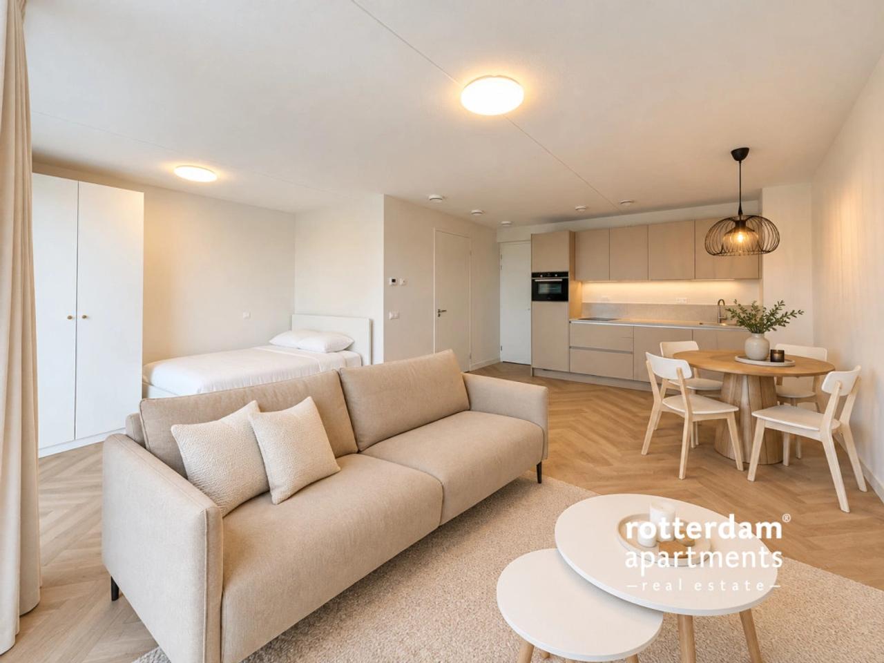 Gemeubileerde studio met balkon in Rotterdam - Afbeelding 5