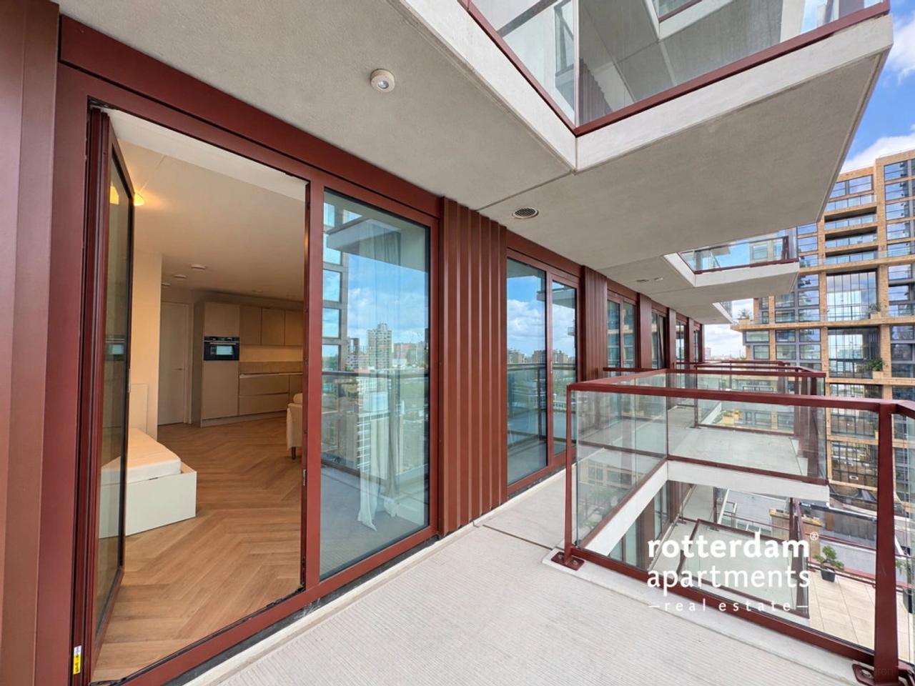Gemeubileerde studio met balkon in Rotterdam - Afbeelding 12