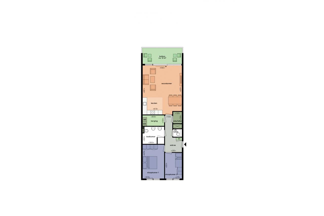 86 m² appartement met parkeerplaats in Hoorn - Afbeelding 16