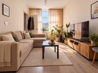 Appartement met terras aan Nieuwe Binnenweg