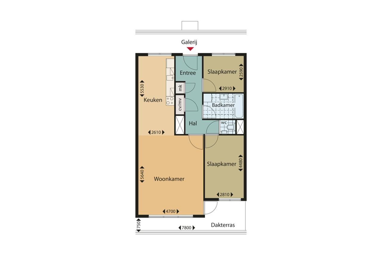 80 m² Apartment with Terrace in Laakhaven - Image 2