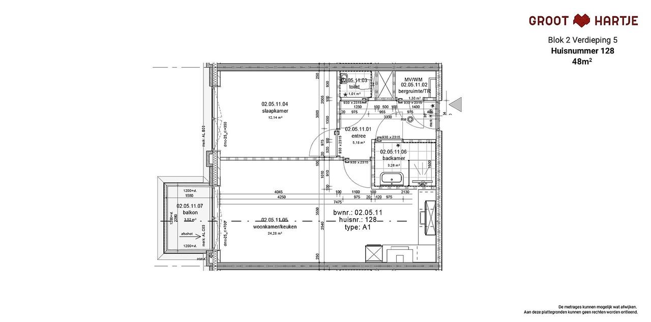49 m² apartment with balcony in Philipsdorp - Image 8