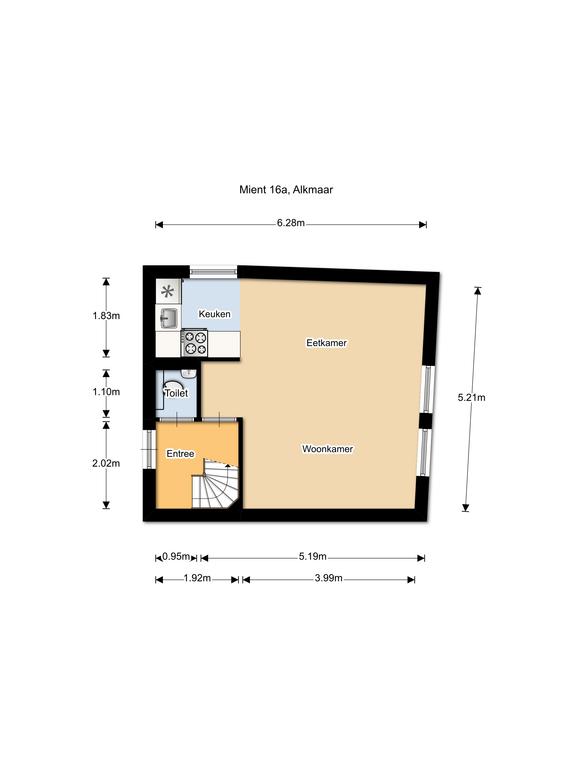 3-kamerappartement met dakterras in Alkmaar - Afbeelding 18