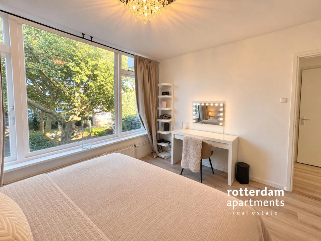 Balkon met uitzicht op Maas en Erasmusbrug - Afbeelding 10