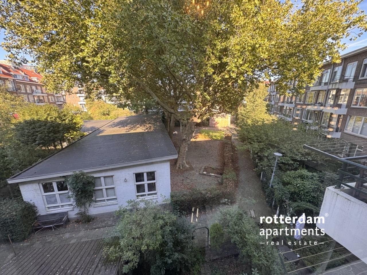Balkon met uitzicht op Maas en Erasmusbrug - Afbeelding 15