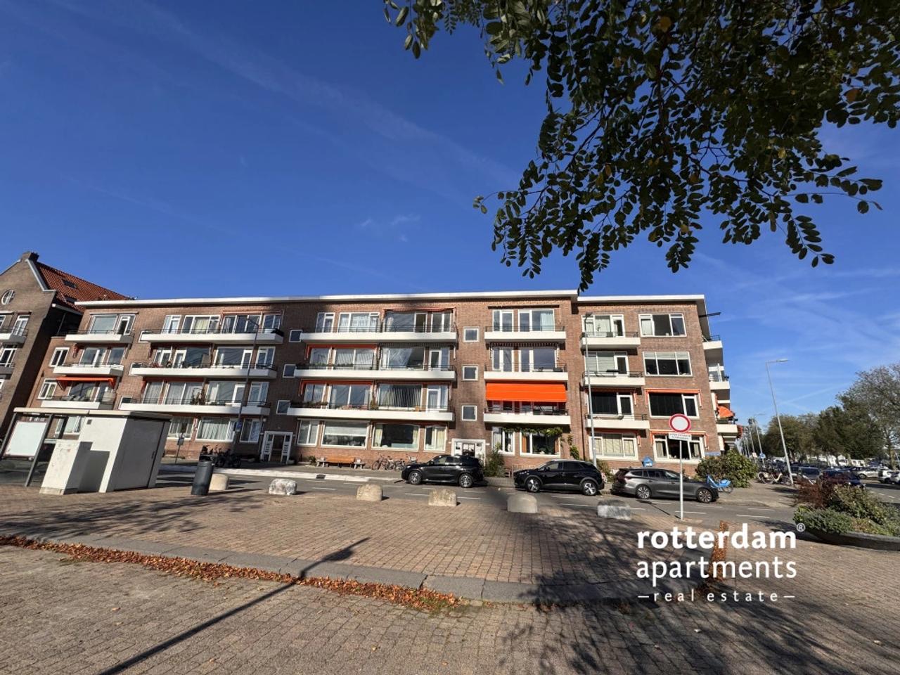 Balkon met uitzicht op Maas en Erasmusbrug - Afbeelding 21