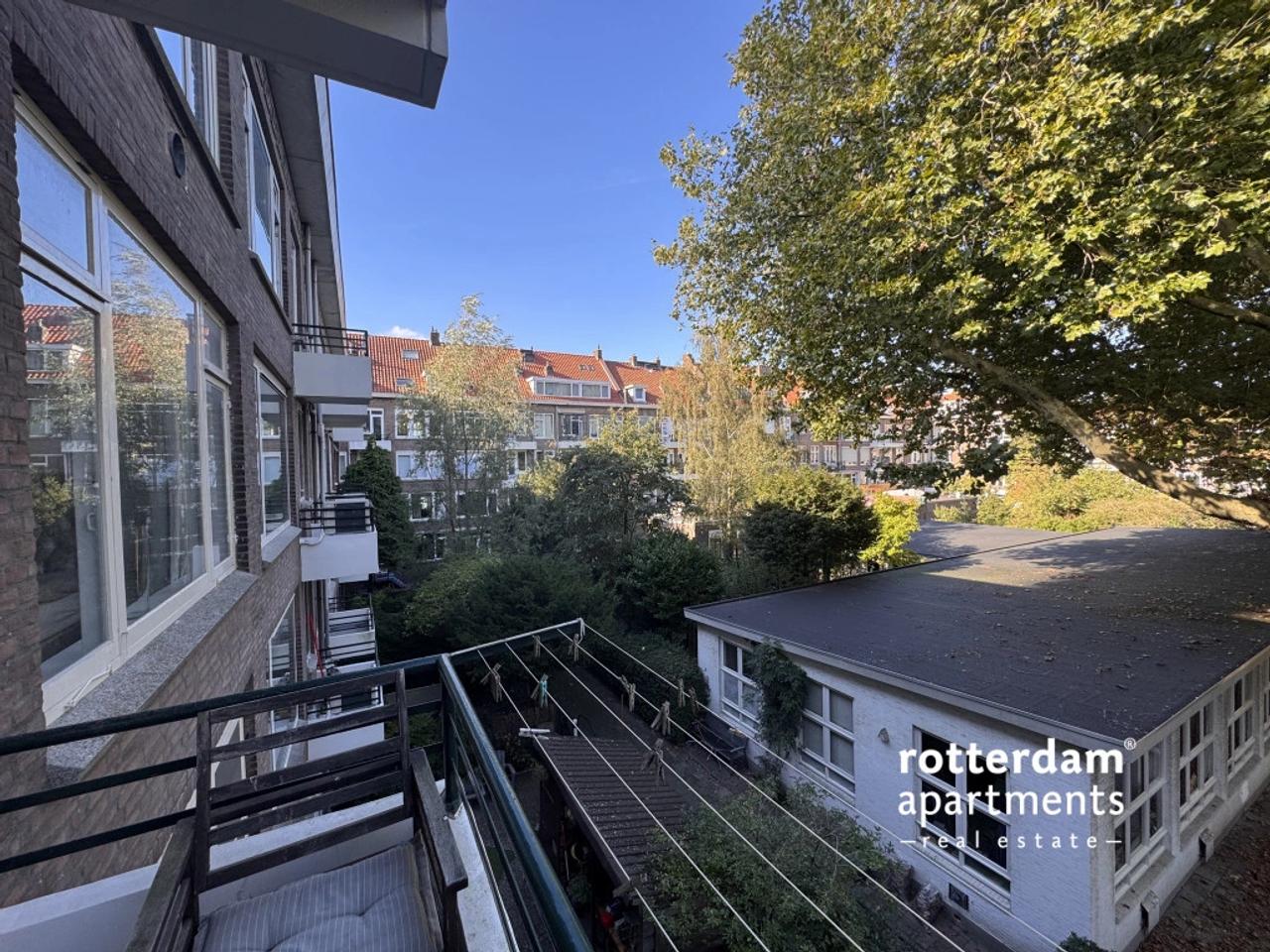 Balkon met uitzicht op Maas en Erasmusbrug - Afbeelding 22