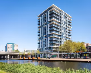 A++ apartment with views in Schiedam