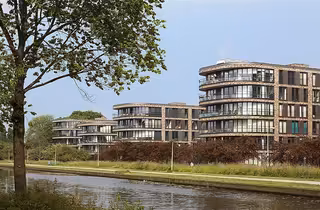 93 m² appartement met balkon in Frankendael