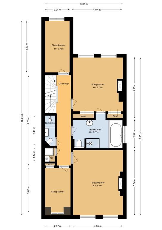 Furnished 4-Bedroom Apartment with Roof Terrace - Image 26