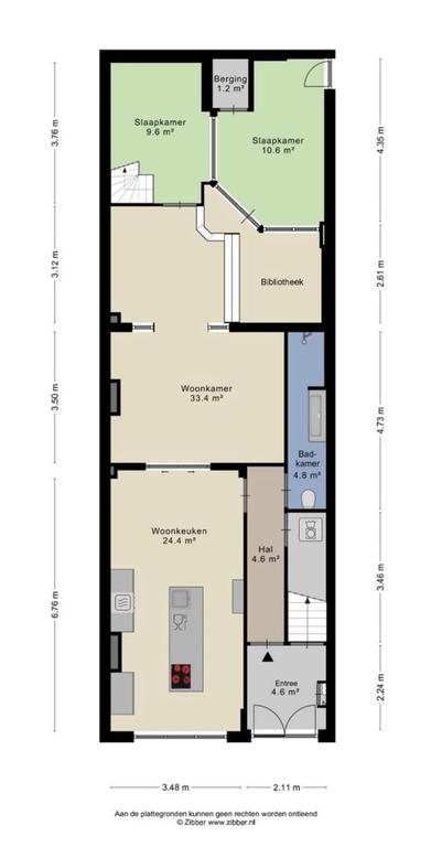 Gemeubileerd 3-kamerappartement bij station - Afbeelding 26