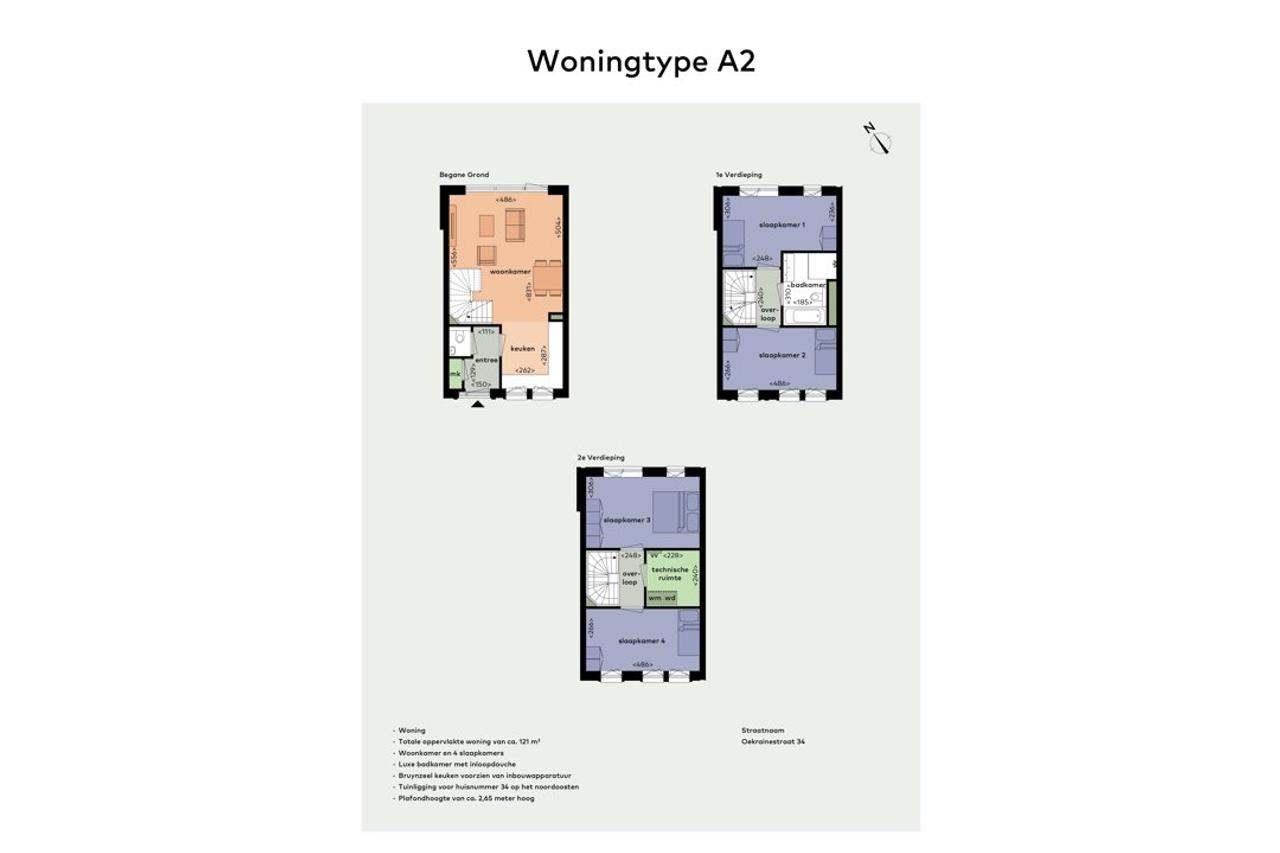 Nieuw huis met 4 slaapkamers en tuin - Afbeelding 10