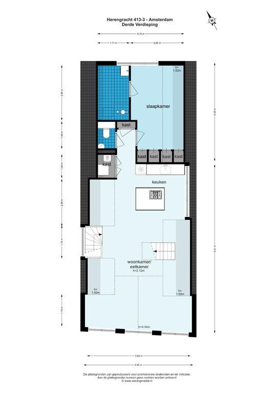 83 m² appartement aan de Herengracht - Afbeelding 27
