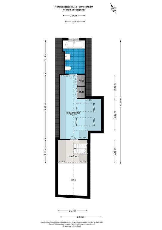 83 m² appartement aan de Herengracht - Afbeelding 28